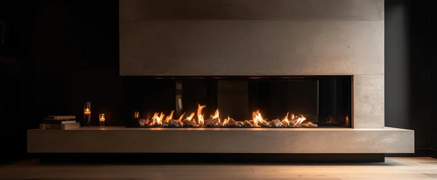 Gas Fireplace Ember Bed Design Services in Santa Maria, California