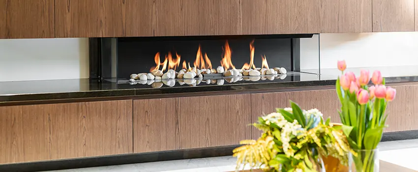 Double-height Fireplace Design Refurbishment in Santa Maria, California