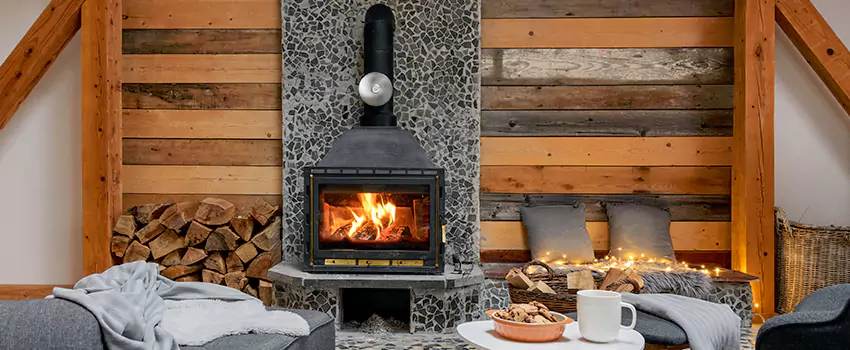 Thelin Hearth Products Direct Vent Gas Stove Fireplace Inspection in Santa Maria, California